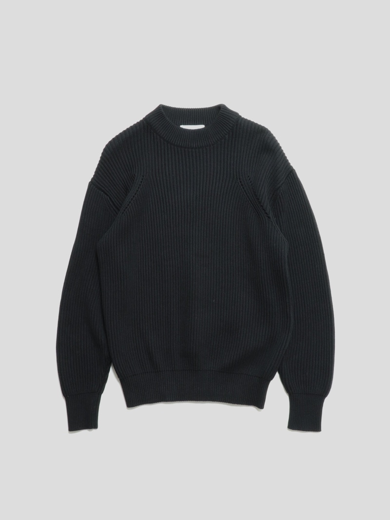 Nicolas Jenson CottonRibKnit 二コラ ジェンソン トップス 編み物 黒いこと 黄色 白いこと【貨物輸送無料】
