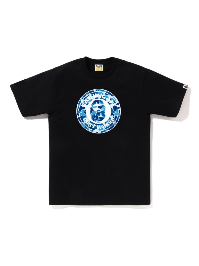 A BATHING APE ABC CAMO BUSY WORKS TEE ア ベイシング エイプ トップス カットソー・Tシャツ ホワイト ブラック【送料無料】 8,085円