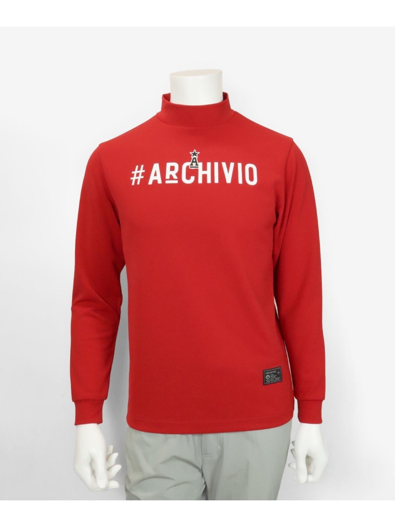 【SALE／40%OFF】ARCHIVIO 【メンズ】UV冷感ハイネックティーシャツ アルチビオ トップス カットソー・ティーシャツ 緑であること 赤いこと 米国海軍 白いこと【RBA_E】【貨物輸送無料】 トップス-Tシャツ・カットソー