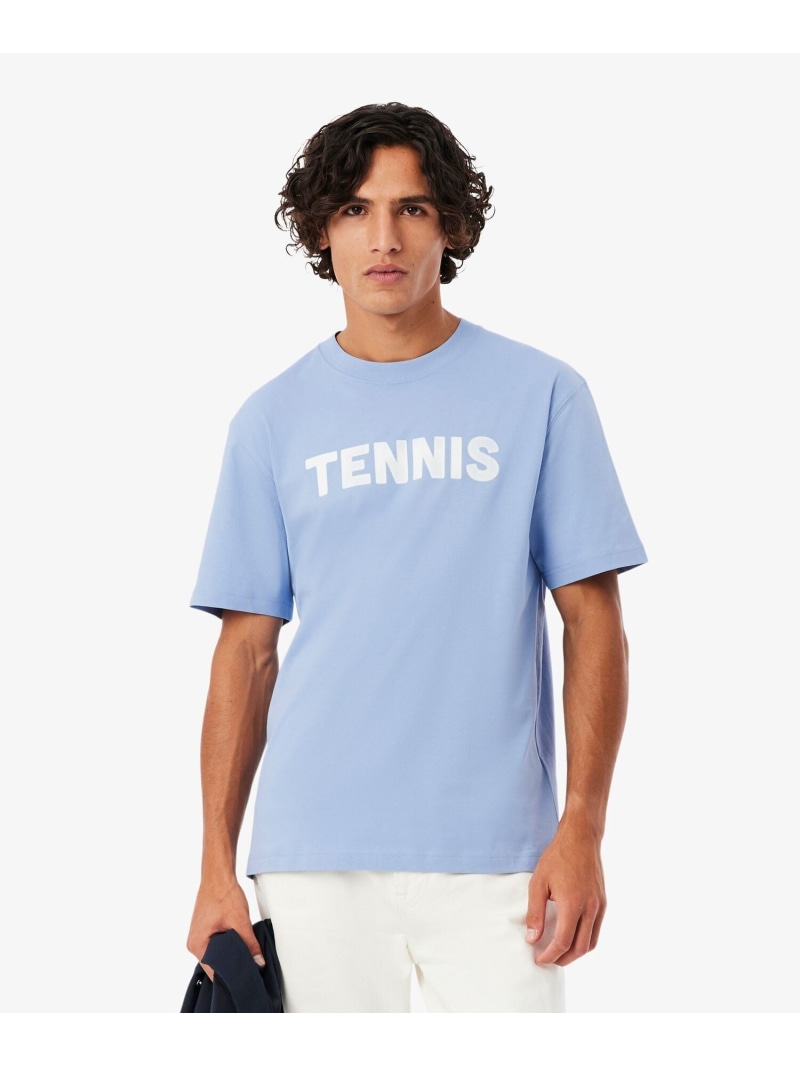 LACOSTE テニスプリントTシャツ ラコステ トップス カットソー・Tシャツ【送料無料】 7,623円