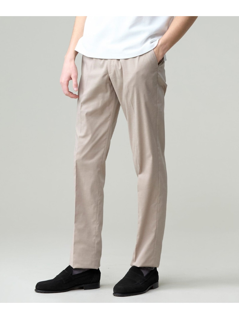 J.PRESS 【ストレッチ】シャドウ千鳥ストレッチ ステムテーパードパンツ ジェイプレス パンツ その他のパンツ グレー ネイビー ベージュ【送料無料】