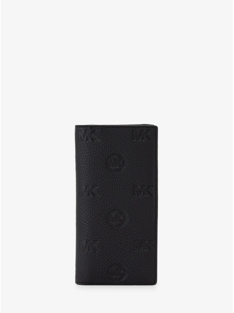 MICHAEL KORS フラップウォレット ラージ マイケル授業計画 マイケル・授業計画 札入れ・合財袋・入れもの 札入れ 黒いこと【貨物輸送無料】 バッグ・小物・ブランド雑貨-メンズ財布