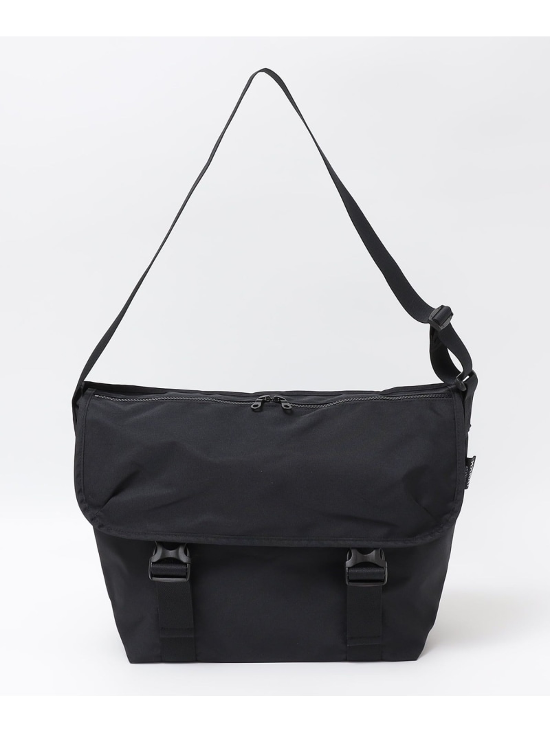 SHIPS MEN KARRI: CORD PLY MESSENGER M シップス バッグ リュック・バックパック ブラック【送料無料】
