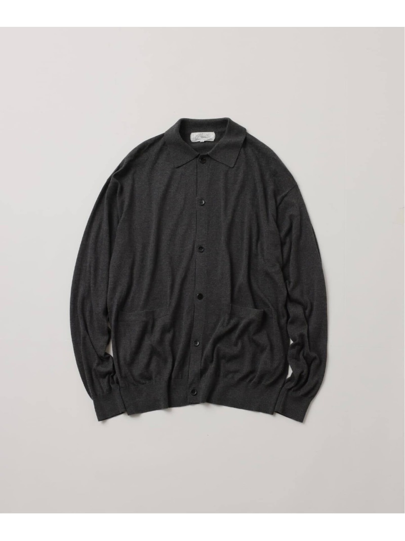 JOURNAL STANDARD 【FOLL / フォル】silk cashmere wardrobe cardigan 逐次刊行物 判定基準 トップス ジレー 薄墨色【貨物輸送無料】