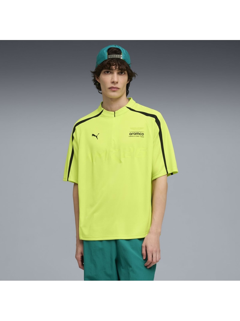 PUMA メンズ PUMA x アストン マーティン アラムコ F1 チーム ライフスタイル リラックス ジャージ 半袖 シャツ AMF1 Lifestyle Jerse プーマ スポーツ・アウトドア用品 その他のスポーツ・アウトドア用品【送料無料】