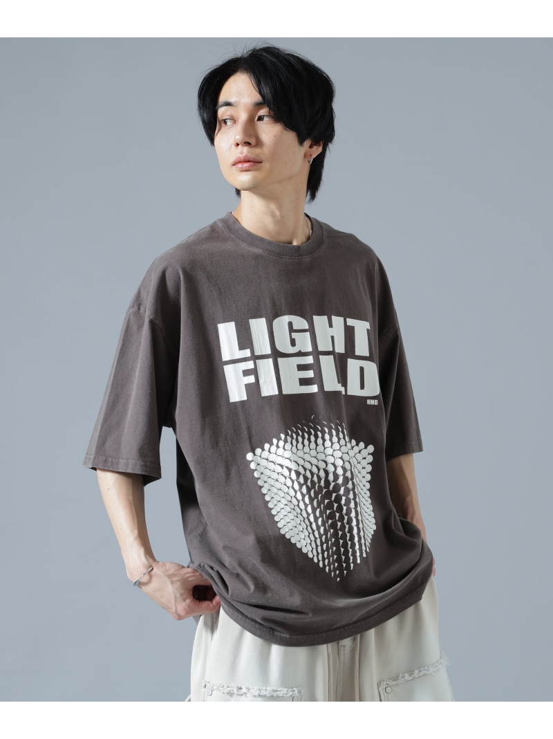 LHP DankeSchon/ダンケシェーン/OVERDYE LIGHTFIELD S/S TEE エルエイチピー トップス カットソー・Tシャツ ブラック【送料無料】