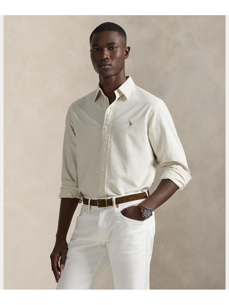 POLO RALPH LAUREN 古典派音楽 嵌まる オックスフォード プルオーバー ラルフローレン トップス プルオーバー・トップ ベージュ【貨物輸送無料】