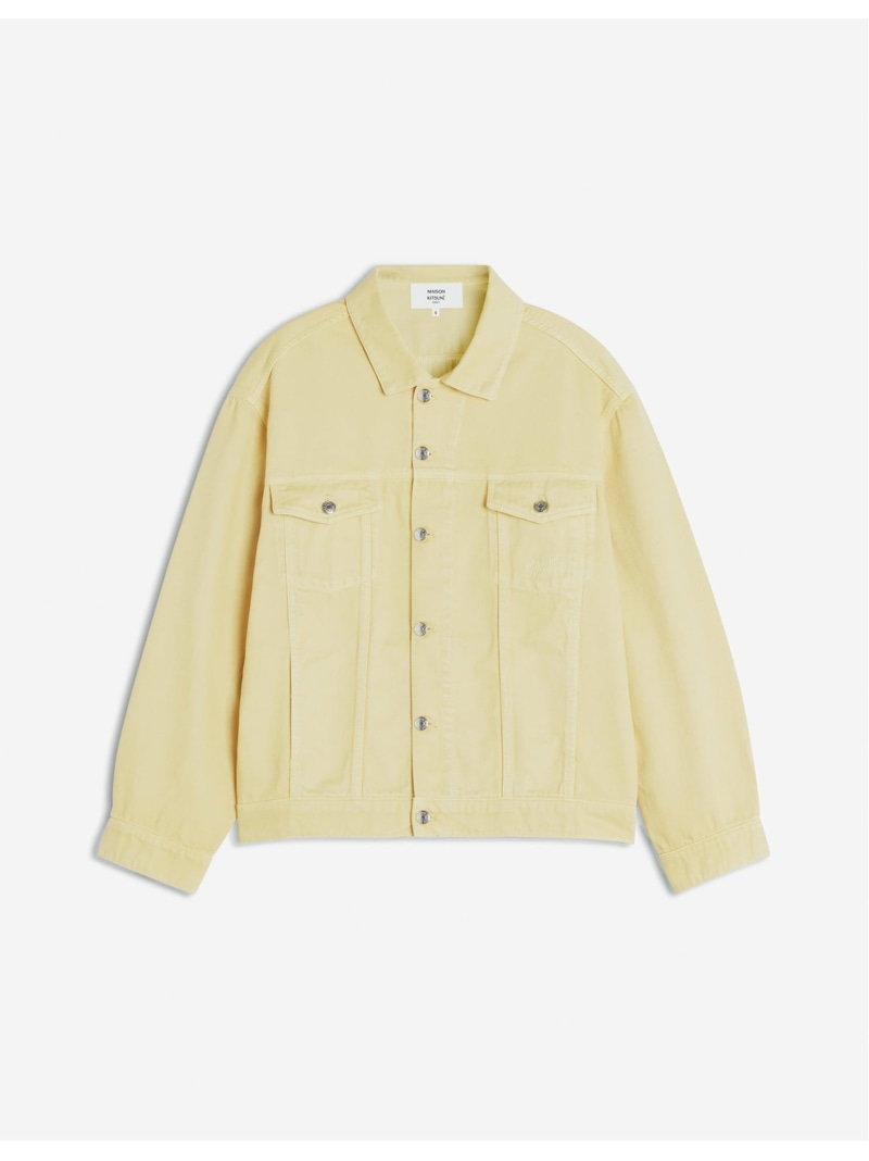 【SALE／30%OFF】Maison Kitsune MAISON KITSUNE/(M)【公式】Maison Kitsune TRUCKER JACKET メゾン キツネ アーカイブス ジャケット・アウター デニムジャケット イエロー【RBA_E】【送料無料】 29,530円