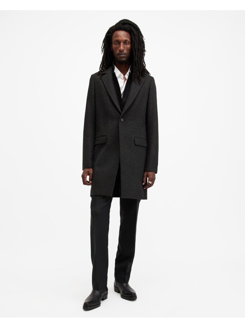 【SALE／50%OFF】ALLSAINTS (M)WIXX COAT オールセインツ ジャケット・アウター その他のジャケット・アウター ブラック【RBA_E】【送料無料】