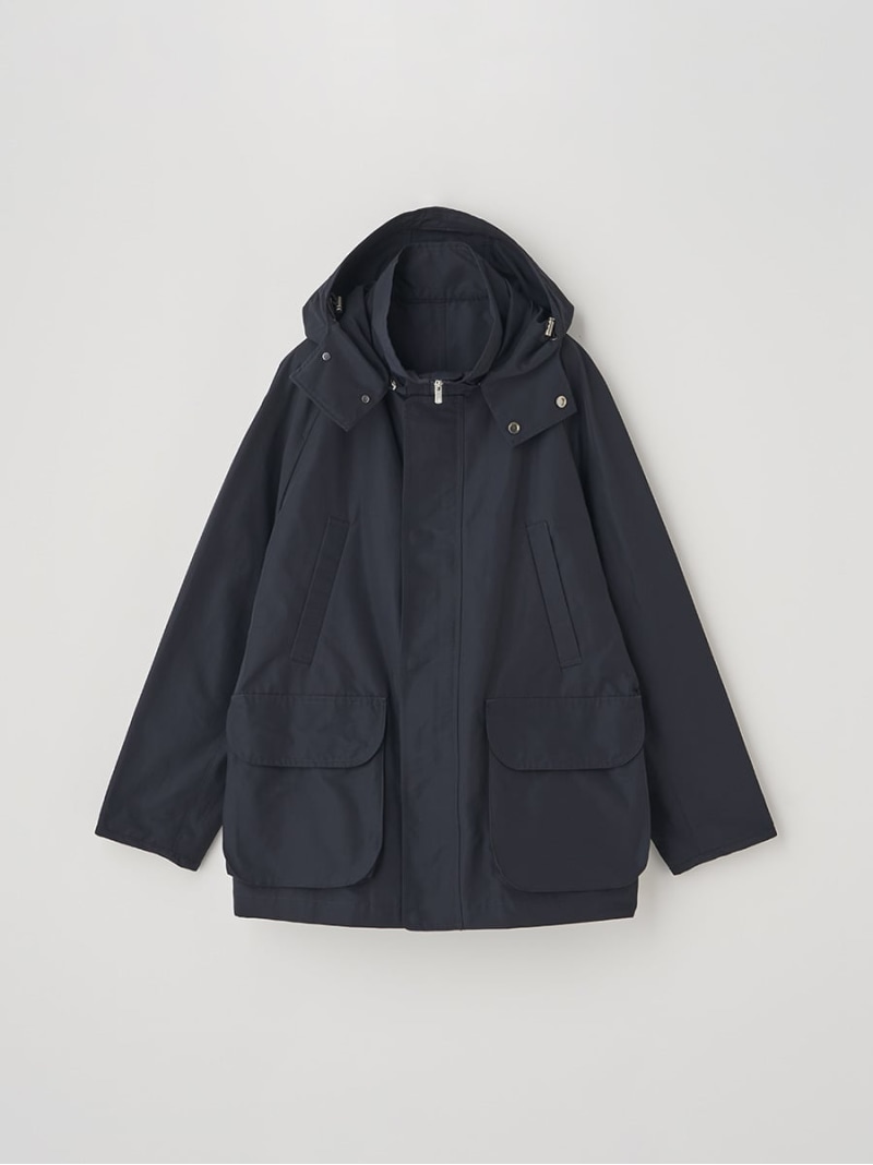 JOHN SMEDLEY コットンナイロングログラン ハンティングジャケット|FJM262 ジョンスメドレー ジャケット・アウター その他のジャケット・アウター ネイビー【送料無料】| Fashion Men