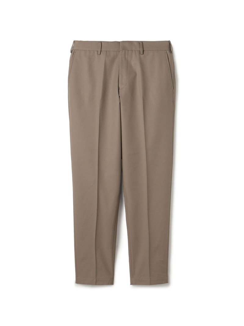 【SALE／30%OFF】TOMORROWLAND MEN コットンウール ノープリーツパンツ SONDRIO トゥモローランド パンツ チノパンツ ベージュ ブラック【RBA_E】【送料無料】 17,094円