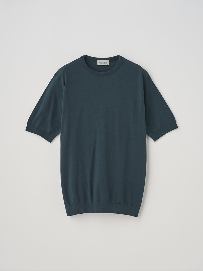 JOHN SMEDLEY 半袖綿織物編み物ティーシャツ ｜ KIELL ｜ 30G MODERN FIT ジョンスメドレー トップス 編み物【貨物輸送無料】