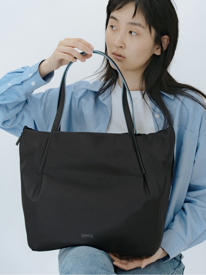 CAMPER [カンペール] LOIDA トートバッグ カンペール 御徒面子 トートバッグ 黒いこと【貨物輸送無料】