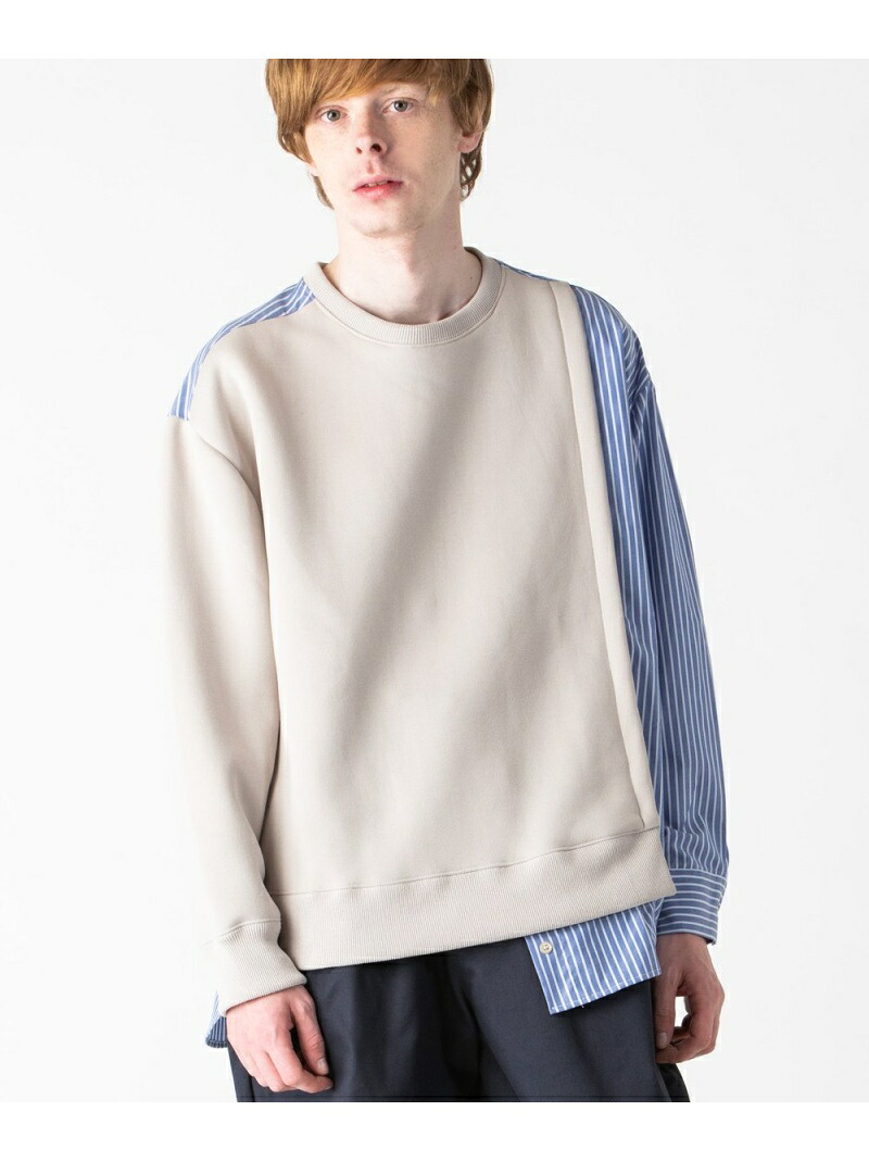 【SALE／25%OFF】rehacer rehacer:Fusion Asymmetry CS レアセル トップス その他のトップス ブラック ネイビー ベージュ【RBA_E】【送料無料】