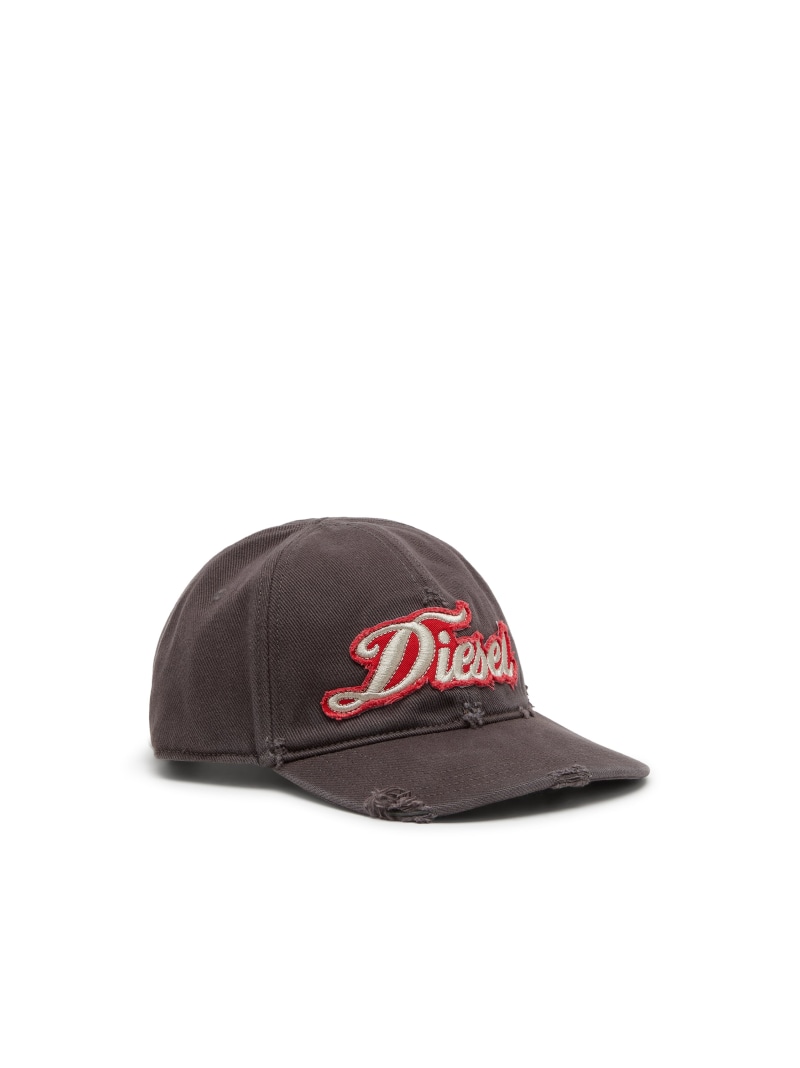 DIESEL メンズ ベースボールキャップ C-URSIV ディーゼル 帽子 キャップ グレー【送料無料】｜ Fashion Men