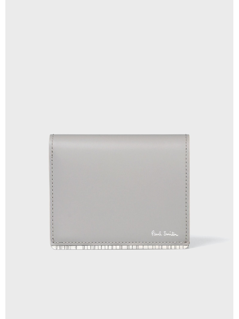 Paul Smith メタルシャドーストライプ ミニ紙入れ 極点・スミス 紙入れ・合切袋・入れもの 紙入れ 黒いこと【貨物輸送無料】