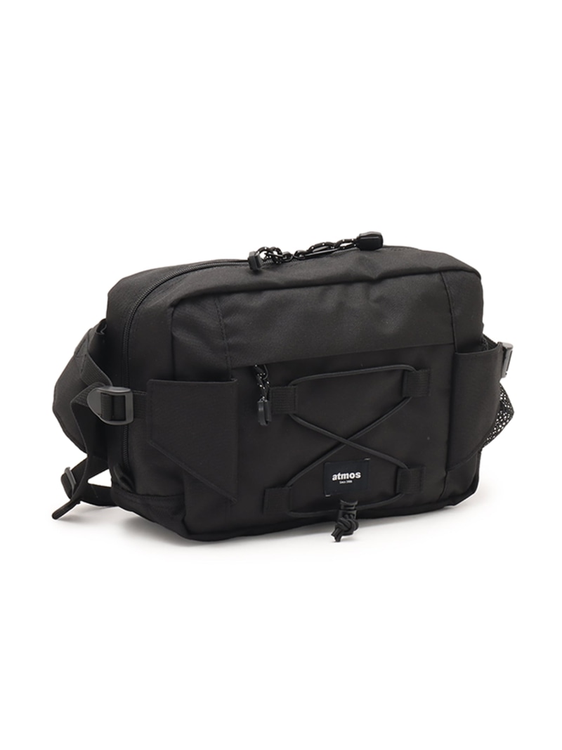 atmos atmos Waist Bag BLACK アトモス バッグ ボディバッグ・ウエストポーチ ブラック【送料無料】| Fashion Men