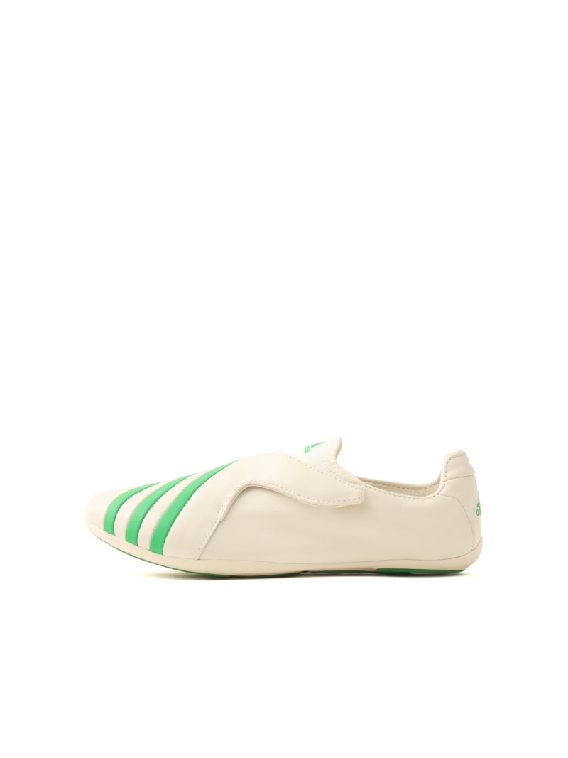 adidas adidas VIRGINIA VARIO FLAT EARTHER by Pharrell CWHITE/GREEN/CWHITE アトモス シューズ・靴 スニーカー ホワイト【送料無料】｜ Fashion Men