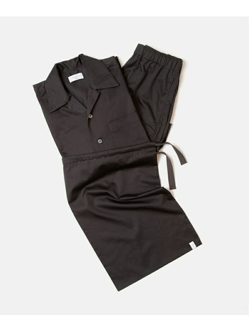 UNDECORATED Organic Cotton Shirt・Shorts アンデコレイテッド トップス シャツ・ブラウス ブラウン ホワイト【送料無料】| Fashion Men