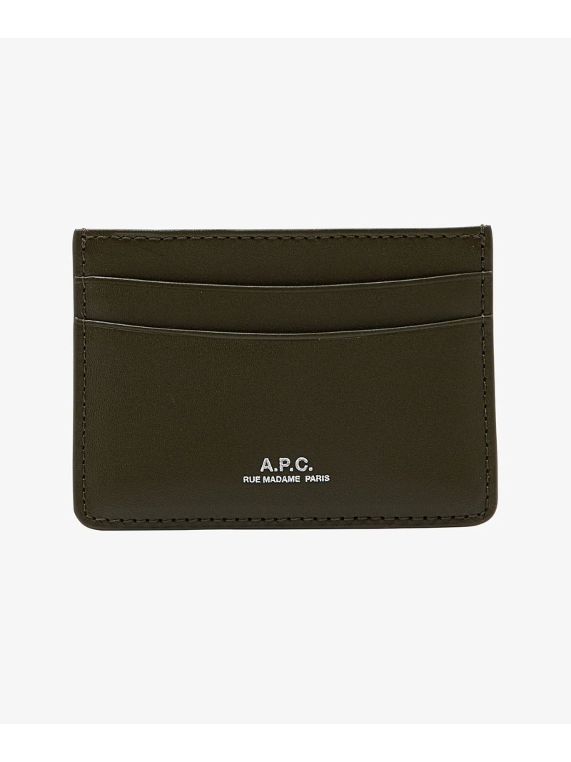 【SALE／23%OFF】A.P.C. Andre カードホルダー アー・ぺー・セー 財布・ポーチ・ケース 名刺入れ・カードケース カーキグリーン【RBA_E】【送料無料】｜ Fashion Men