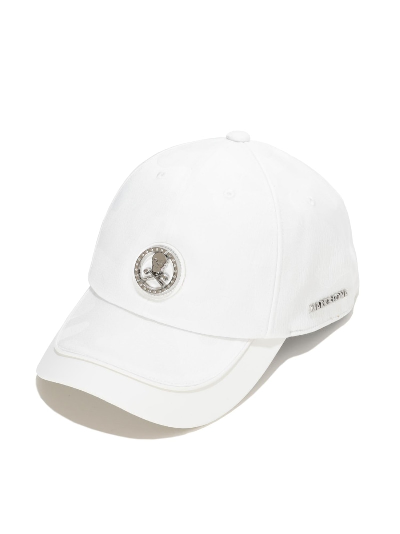 MARK & LONA Gauge Camo Leather Trim Cap | MEN and WOMEN マークアンドロナ 帽子 キャップ ブラック ベージュ ホワイト【送料無料】| Fashion Men