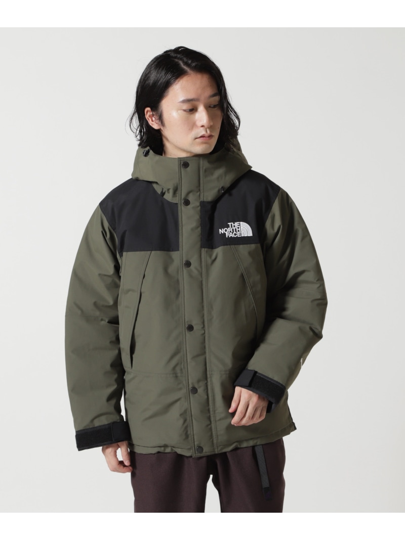 B'2nd THE NORTH FACE (ザ・ノース・フェイス)Mountain Down Jacket ビーセカンド ジャケット・アウター ダウンジャケット・ダウンベスト グリーン ブラック【送料無料】