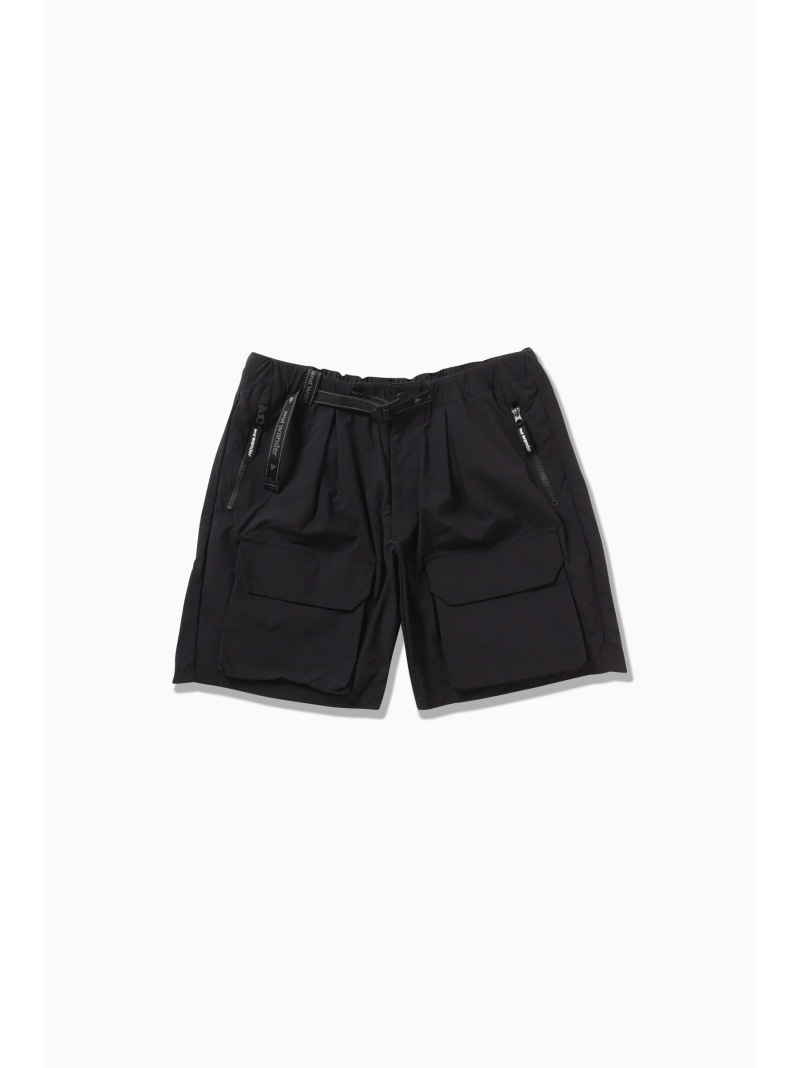 and wander twill short pants (M) アンドワンダー パンツ その他のパンツ ブラック ネイビー【送料無料】