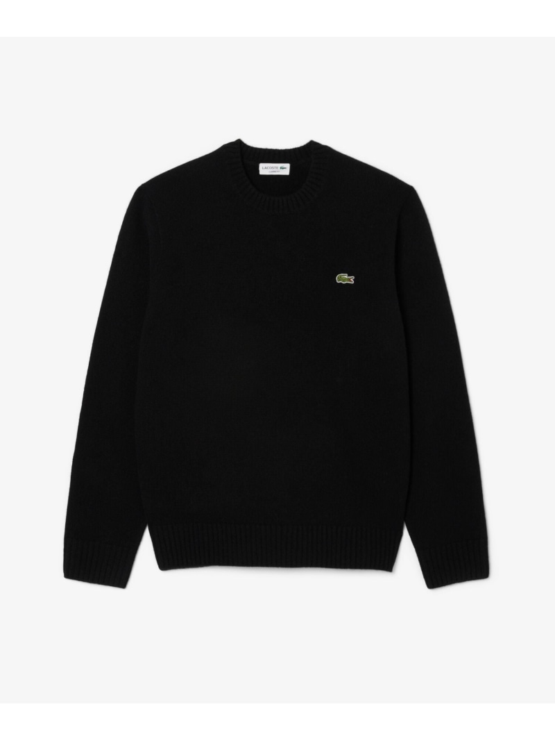 【SALE/40%OFF】LACOSTE エッセンシャルカシミヤニットセーター / 3Dシームレスニット ラコステ トップス ニット ブラック ホワイト ブラウン【RBA_E】【送料無料】| Fashion Men