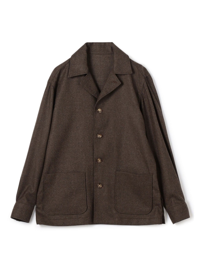 【SALE/40%OFF】TOMORROWLAND MEN TOMORROWLAND PILGRIM ウール ハンドカバーシャツ トゥモローランド ジャケット・アウター ブルゾン・ジャンパー ネイビー【RBA_E】【送料無料】