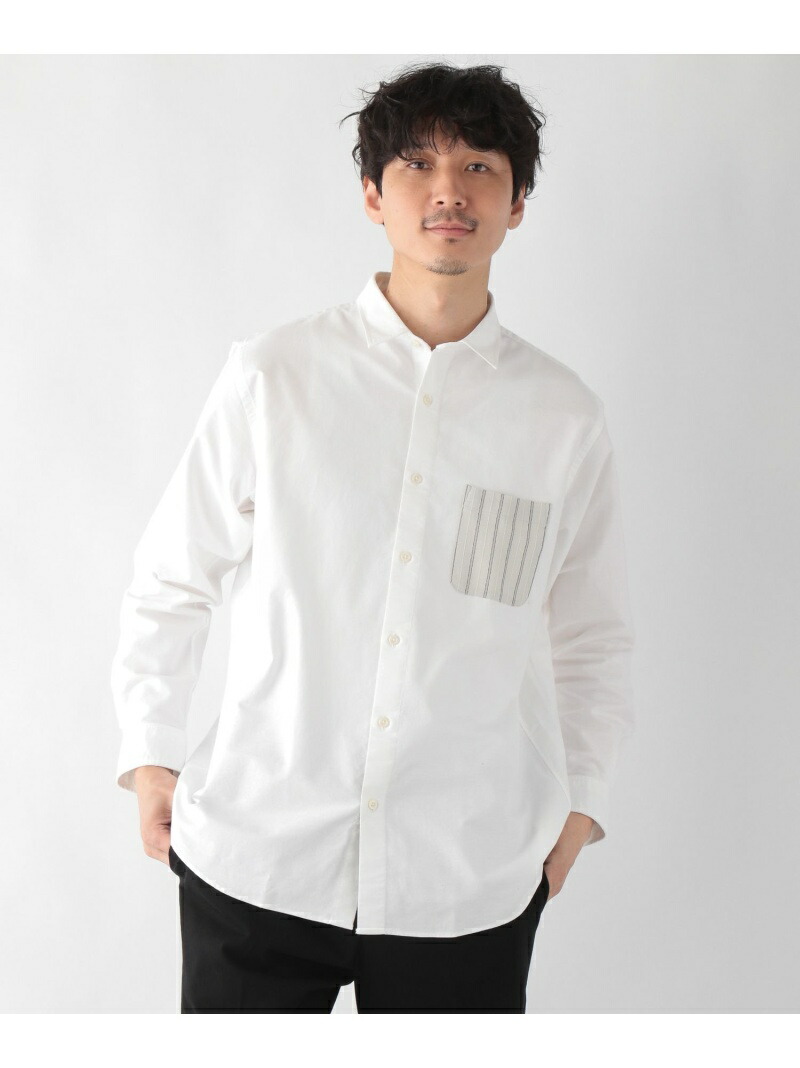 Global Work Oxフォードポケカエシャツ M シャツ グローバルワーク