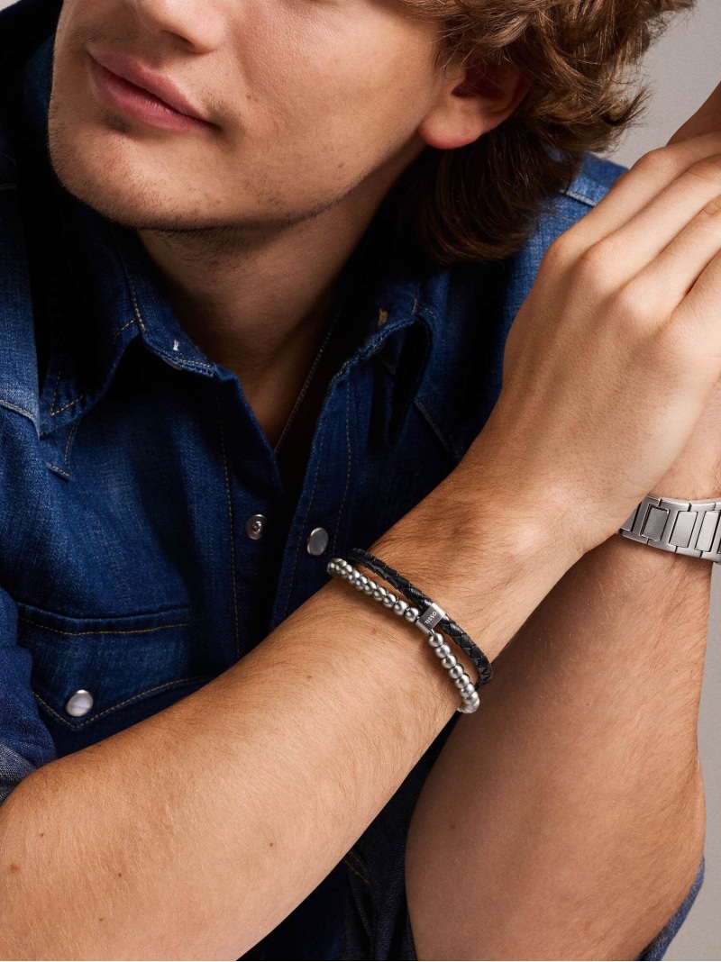 【SALE／10%OFF】FOSSIL フォッシル アクセサリー メンズ ブレスレット シルバー JF04855040 フォッシル アクセサリー・腕時計 ブレスレット・バングル シルバー【RBA_E】【送料無料】