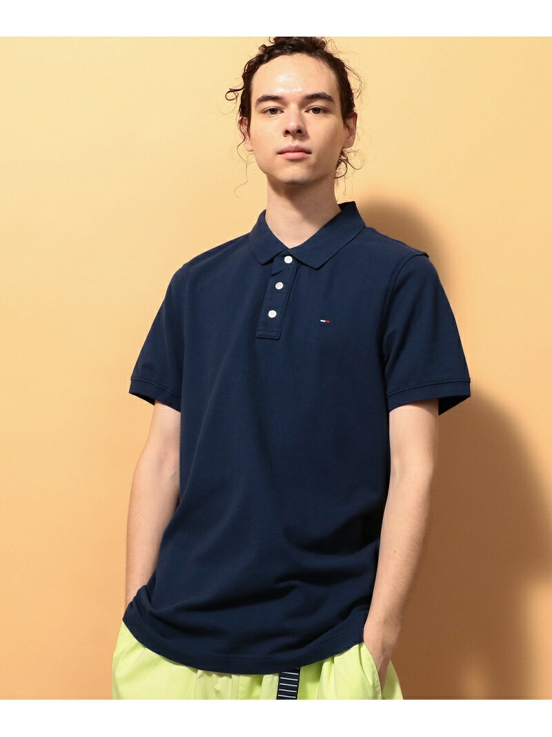 楽天市場 Tommy Hilfiger トミーヒルフィガー ベーシックポロシャツ ポロシャツ ポロ ワンポイント ロゴ 無地 メンズ Tommy Hilfiger トミーヒルフィガー カットソー ポロシャツ ネイビー ブラック ホワイ 送料無料 Rakuten Fashion Tommy Hilfiger
