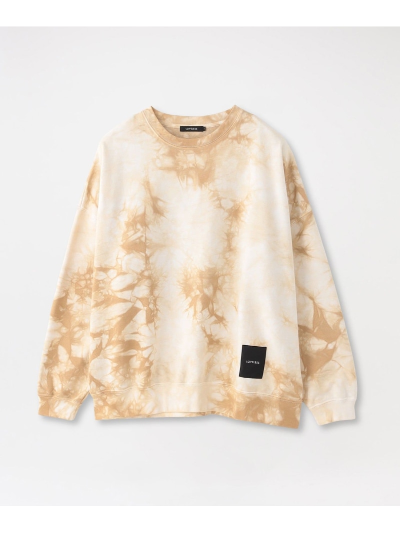 LOVELESS ムラ染めオーバースウェット ラブレス トップス カットソー・Tシャツ ブルー ベージュ【送料無料】