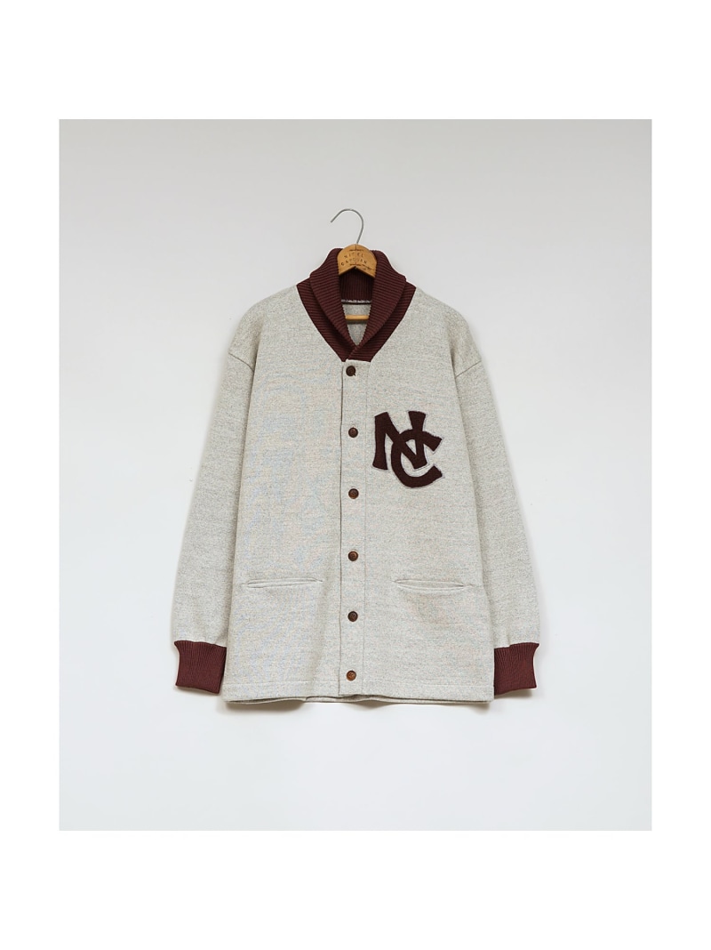 【SALE／40%OFF】Nigel Cabourn 【堅苦しさ】ナイジェル・ケーボン / MAN / 野球ジレー ナイジェル・ケーボン トップス 編み物 薄墨色【RBA_E】【貨物輸送無料】