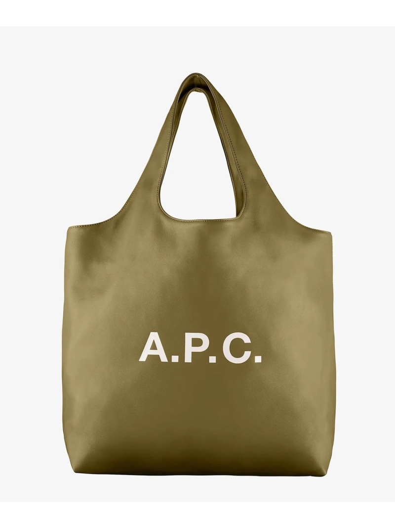 A.P.C. Ninon トートバッグ アー・ぺー・セー 御徒面子 トートバッグ カーキ緑であること【貨物輸送無料】