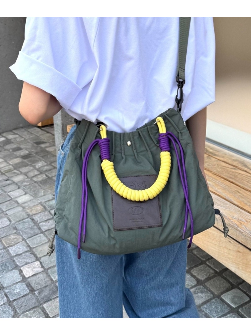 【SALE/10%OFF】CIAOPANIC TYPY 【SOUNDS GOOOOD】2WAYナイロンタックギャザーパラコードBAG チャオパニックティピー バッグ トートバッグ レッド ブラック カーキグリーン【RBA_E】【先行予約】*【送料無料】| Fashion Men