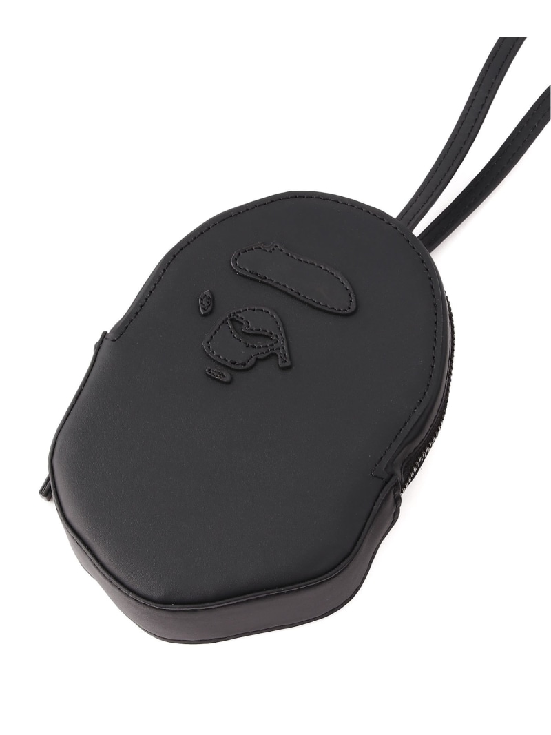 A BATHING APE APE HEAD MINI SHOULDER BAG ア ベイシング エイプ バッグ ショルダーバッグ ブラック【送料無料】｜ Fashion Men