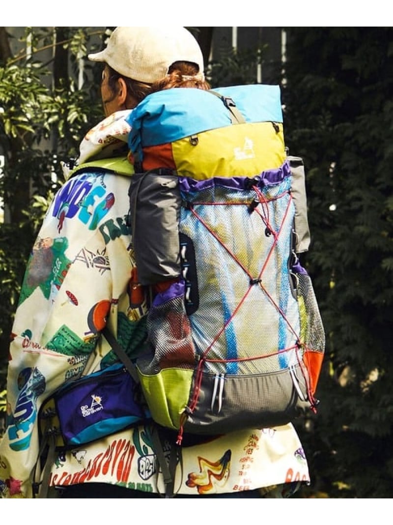 【SALE／10%OFF】go slow caravan リップストップクレイジー LONG HIKER SACK ゴースローキャラバン 御徒面子 背嚢・うしろ側容器に並べる【RBA_E】【貨物輸送無料】