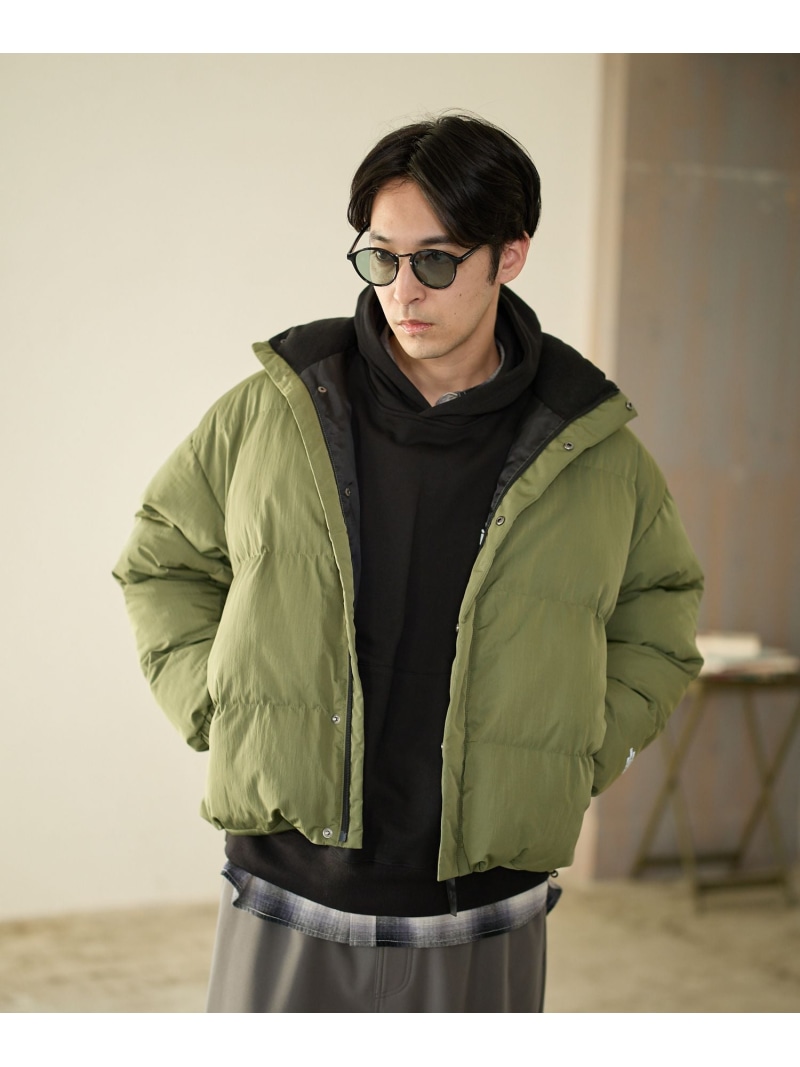 【SALE／50%OFF】BAYFLOW ファイバー中綿スタンドブルゾン ベイフロー ジャケット・アウター ブルゾン・ジャンパー ブラック カーキグリーン【RBA_E】【送料無料】