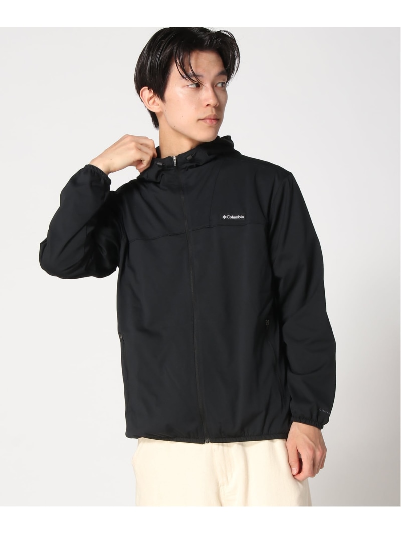 Columbia Columbia/(M)PolarPioneer サンシェード ジップフードパーカー スラッシャー　バイ　リフルページ ジャケット・アウター ブルゾン・ジャンパー ブラック ベージュ【送料無料】｜ Fashion Men