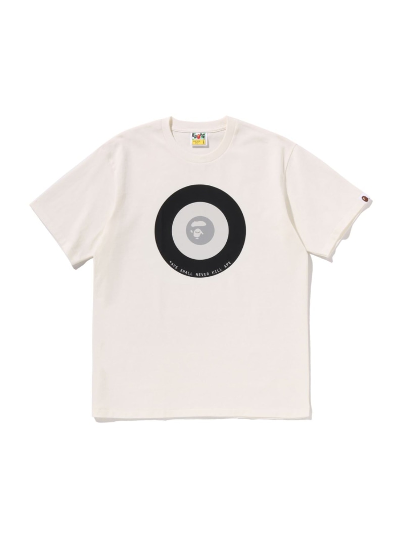 A BATHING APE APE TARGET TEE ア ベイシング エイプ トップス カットソー・Tシャツ ネイビー ピンク ホワイト【送料無料】