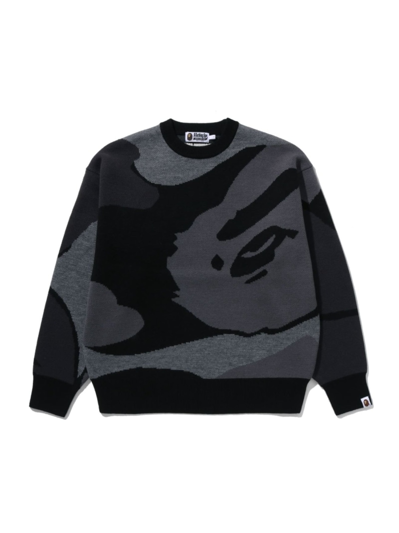 楽天市場】A BATHING APE APE FACE KNIT M ア ベイシング エイプ