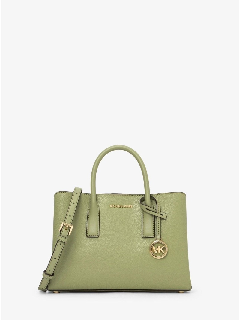【SALE／75%OFF】MICHAEL KORS RUTHIE ペブルレザー サッチェル スモール マイケルコース マイケル・コース バッグ ハンドバッグ グリーン【RBA_E】【送料無料】