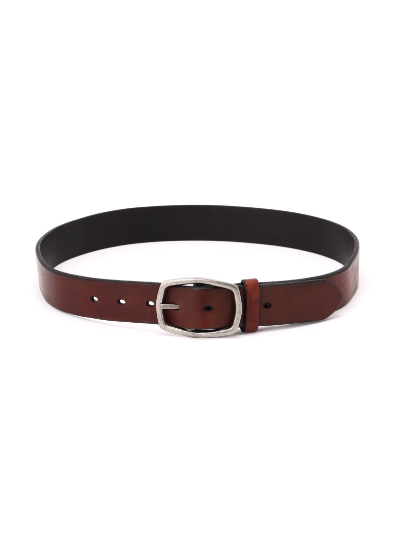 AVIREX 《直営店押さえる》COW LEATHER BELT DOUBLE PIN アヴィレックス 流行り物雑貨 胴締め 赤銅色 黒いこと【貨物輸送無料】
