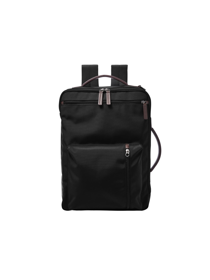 FOSSIL フォッシル リュックサック メンズ ナイロン/合成 ブラック A4収納可 MBG9519001 フォッシル バッグ リュック・バックパック ブラック【送料無料】