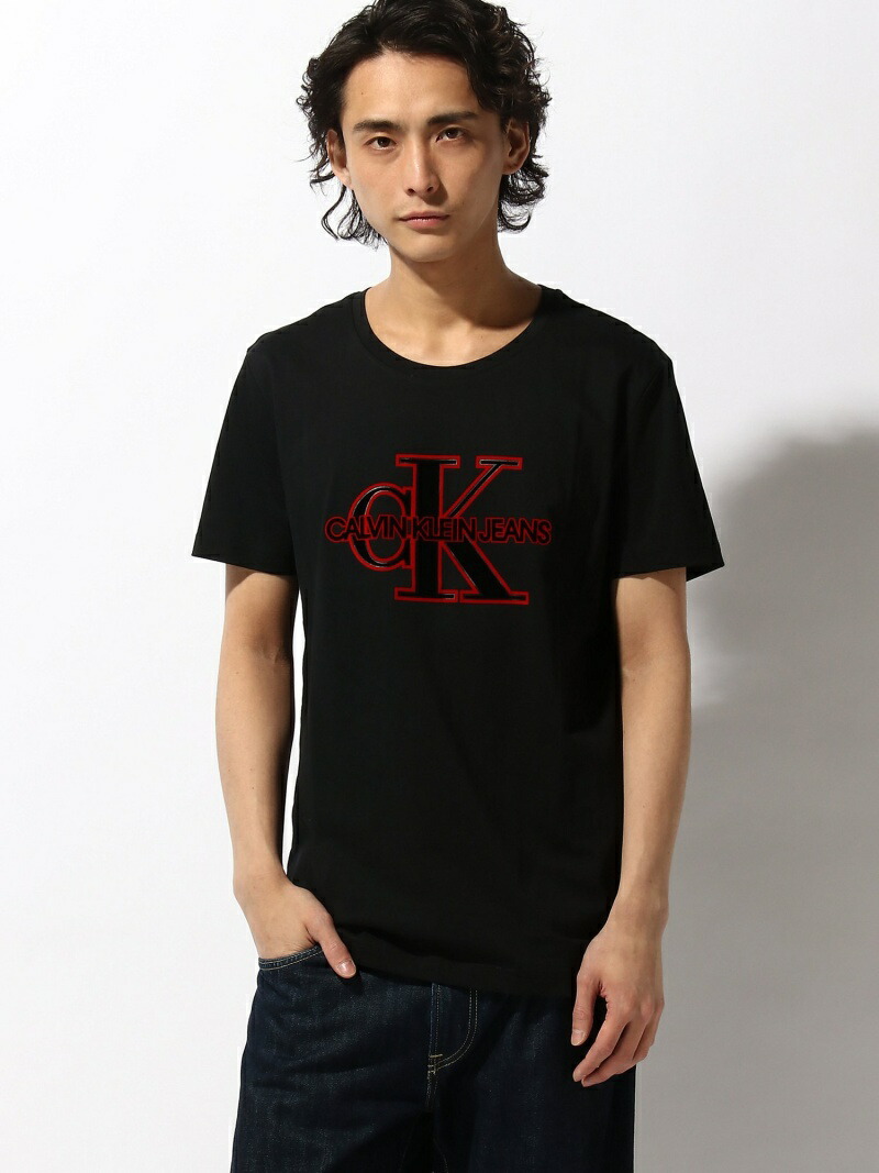 calvin klein jeans t shirt black