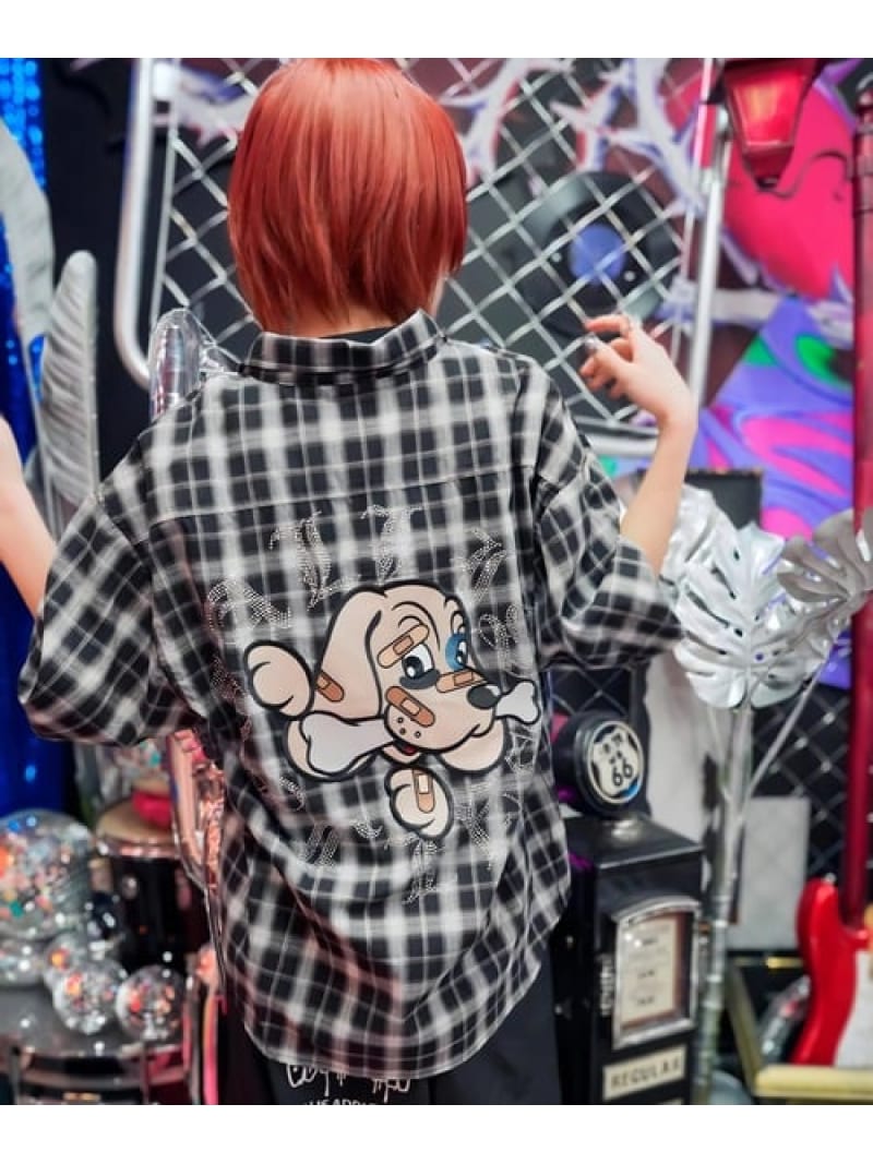 GALLIS ADDICTION 【GALFY×GALLIS ADDICTION】楽になることのはりつけ台キラキラ照合のしるしSSプルオーバー(MENS) 万力さくら色 トップス プルオーバー・トップ 黒いこと 米国海軍【貨物輸送無料】