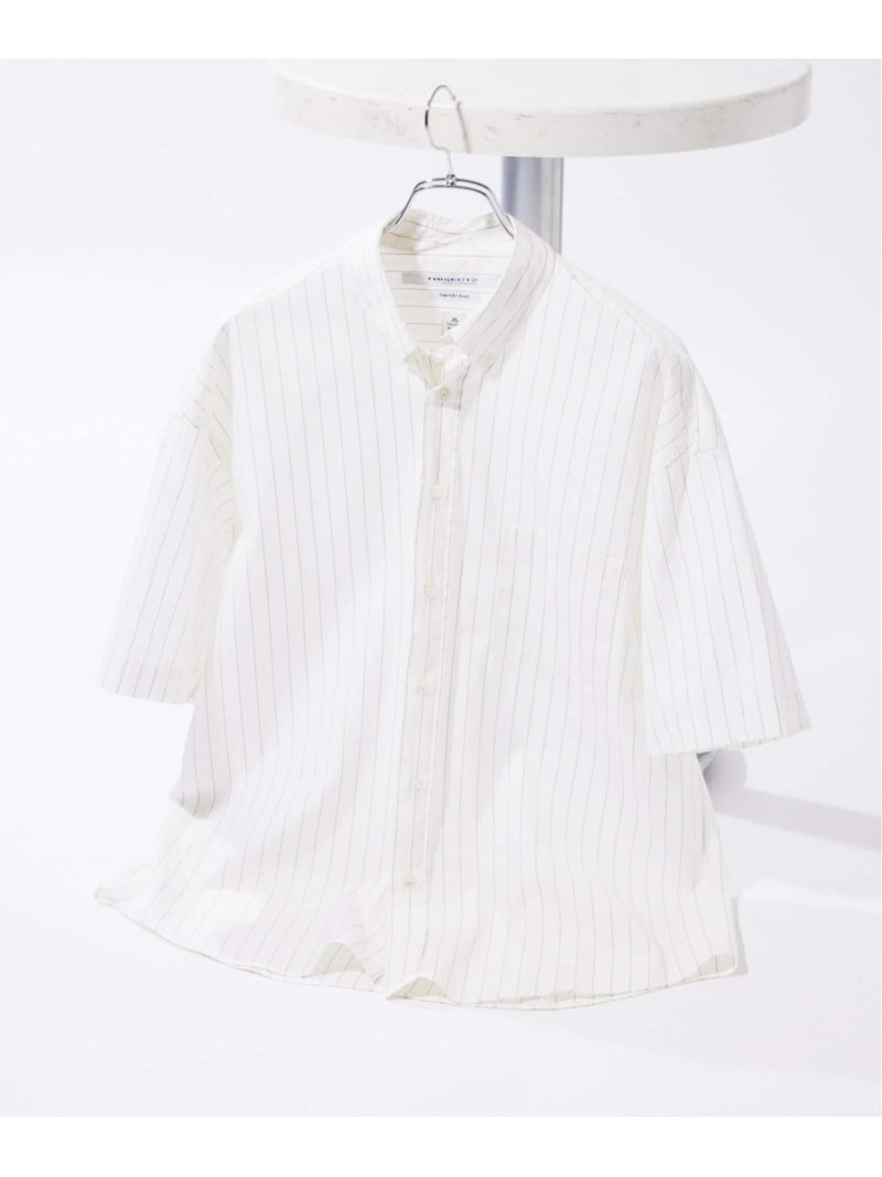 JOURNAL STANDARD 《予約》THOMAS MASON / トーマスメイソン ファットシルエット ボタンダウンシャツ ジャーナル スタンダード トップス シャツ・ブラウス グレー カーキグリーン イエロー ホワイト【先行予約】*【送料無料】