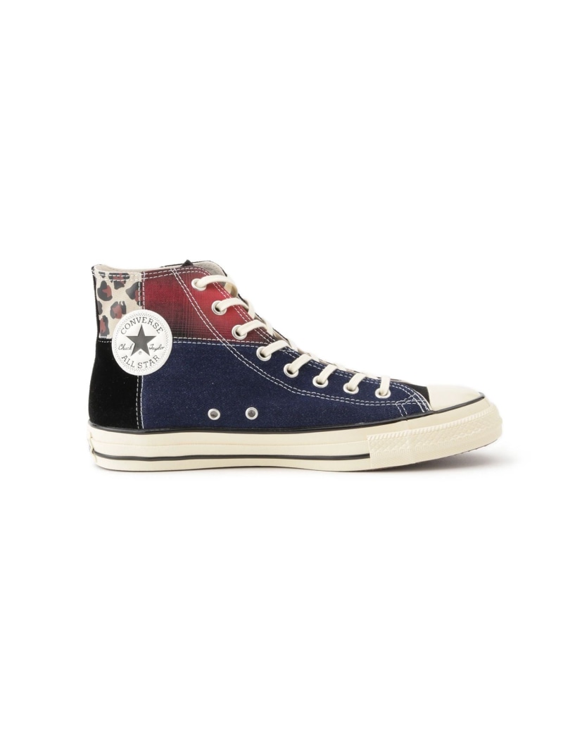 JUNRED 【CONVERSE/コンバース】ALL STAR AGED MATERIALBLOC HI / オールスターエイジドマテリアルブロックハイ ジュン スタンダード ピックス シューズ・靴 スニーカー ブラック【送料無料】