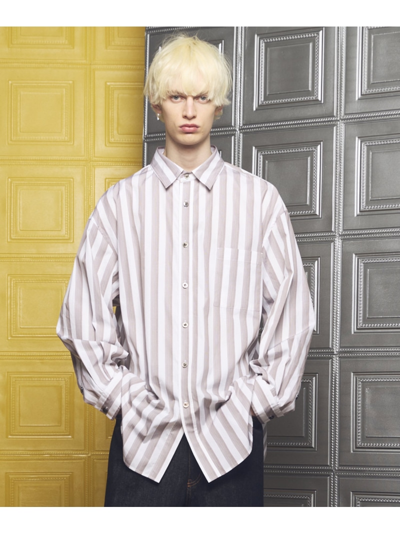 MAISON SPECIAL Prime-Over Maxi Regular Collar Long Sleeve Shirts Coat メゾンスペシャル トップス シャツ・ブラウス ホワイト【送料無料】